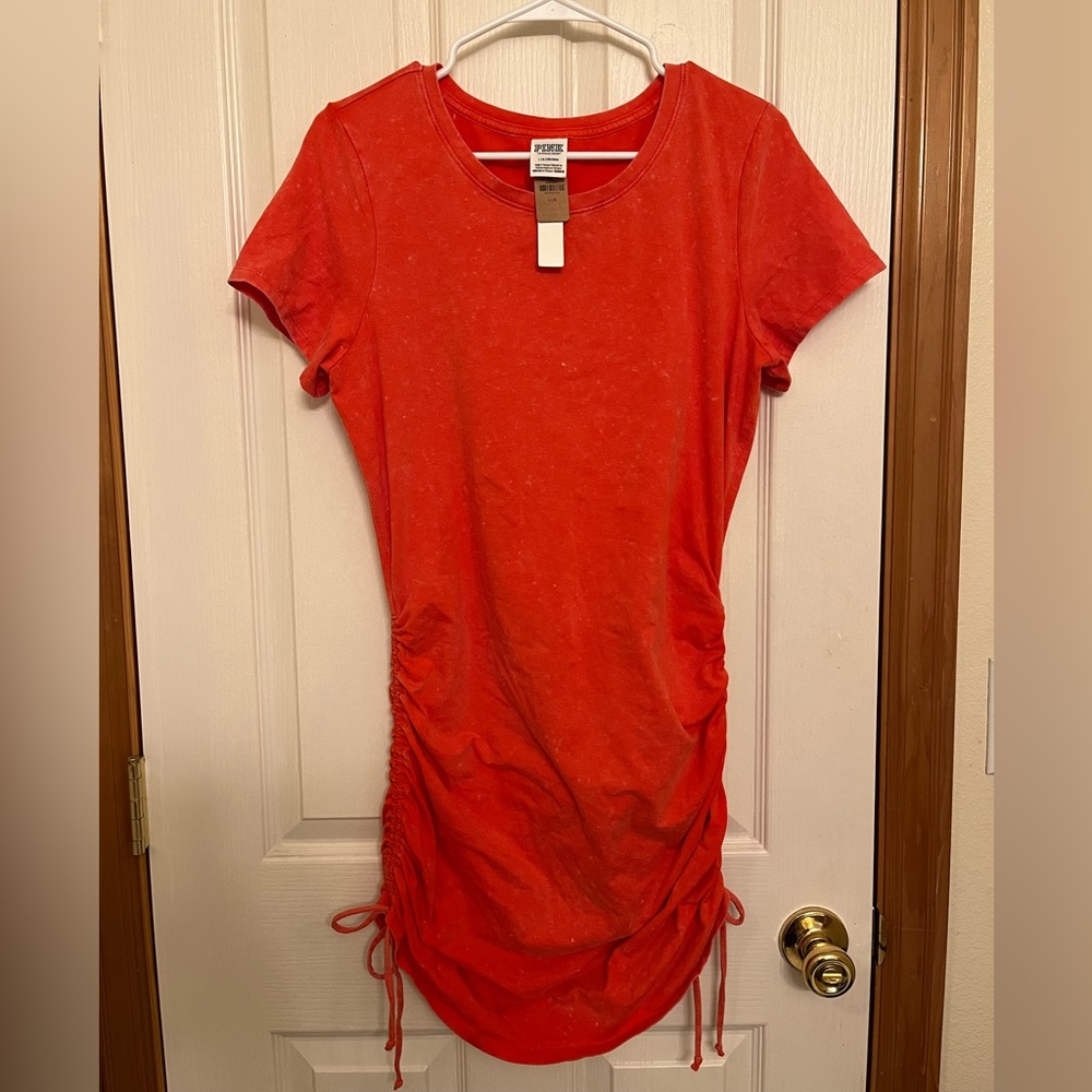 Ruched side dress